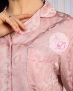 Pyjama satin 60157 Rose – Image 4