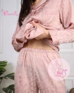 Pyjama satin 60157 Rose – Image 5