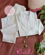 Pyjama satin 60157 Blanc