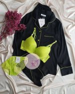 Pyjama satin 60057 Noir – Image 5