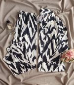 Pyjama satin CH017 noir – Image 3