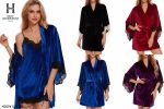 Déshabillé velour H205 violet – Image 4
