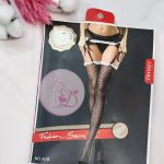 Bas porte jarretelle résille A18