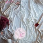 Déshabillé satin HF314 Blanc