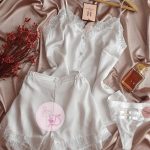 Pyjashort satin HP317 Blanc