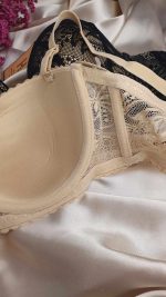 Soutien H150066 Bonnet C Bleu / Beige / Noir – Image 3