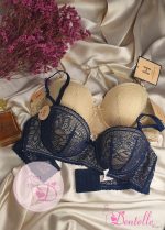 Soutien H150066 Bonnet C Bleu / Beige / Noir