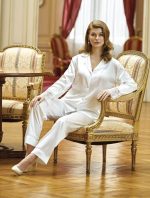 Ensemble en satin Blanc pack 6pcs 6687 – Image 2