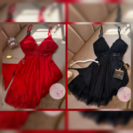 Nuisette H9336 Noir / Rouge