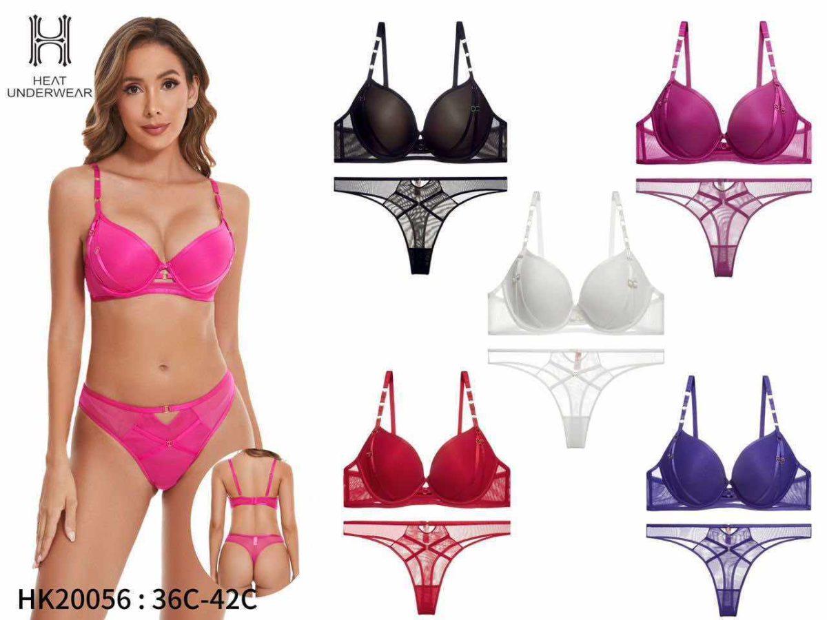 Soutien-gorge Dentelle Fuchsia Victoria's Secret - Taille 36C - Demi-coupe - Occasion Très Bon état