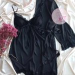 Déshabillé satin 60183 Rose