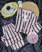 Pyjama satin CH037 Crevette