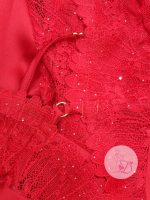 Déshabillé satin HP369 Rouge – Image 3