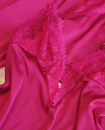 Déshabillé satin HP369 Fuschia – Image 3