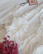 Déshabillé satin HP369 Blanc – Image 2