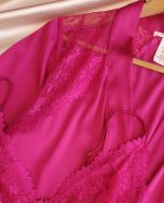 Déshabillé satin HP369 Fuschia – Image 5