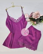 Pyjashort HW10021 Aubergine