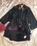 Déshabillé satin HP369 Noir – Image 6