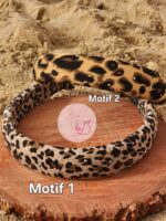 Serre tête léopard perlé – Image 3