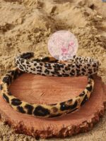 Serre tête léopard perlé – Image 2