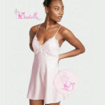Nuisette satin HS1010 Rose – Image 2