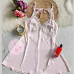 Nuisette satin HS1010 Rose