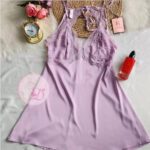 Nuisette satin HS1010 Lilas