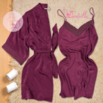 Déshabillé HP344 Aubergine