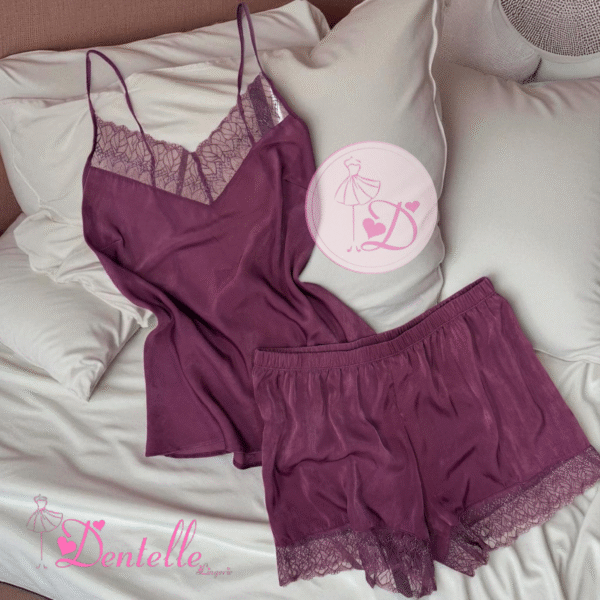 Pyjashort HP343 Aubergine