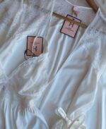 Déshabillé HW10020-1 Blanc – Image 2