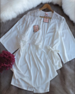 Déshabillé HW10020-1 Blanc