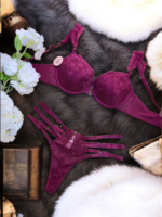 Deux pièces HS20113B Aubergine