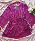 Déshabillé HW10018 Aubergine