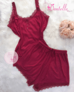 Pyjashort 3010 Grenat – Image 2
