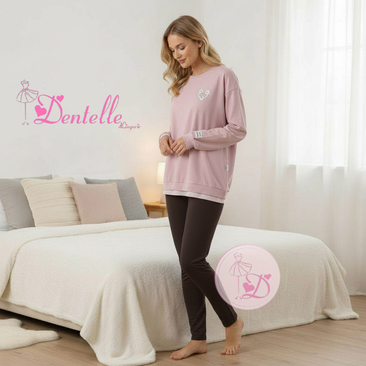 01 Pyjama PG257508 Rose