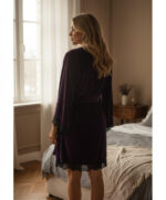 Déshabillé velour H205 violet – Image 3
