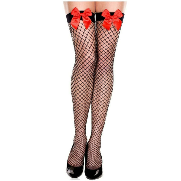 bas jarretelle résille 8805