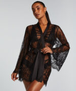 Kimono dentelle HF307 Noir – Image 4