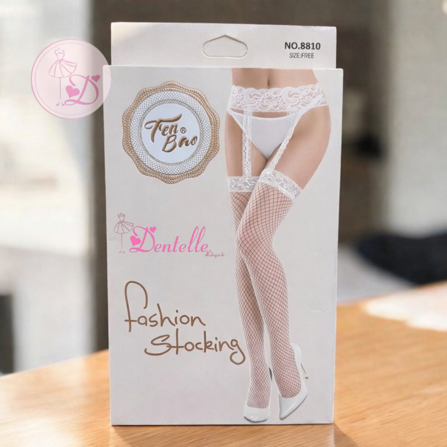 Bas porte jarretelle résille 8810 Bas porte jarretelle résille 8810