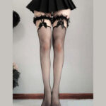 Bas jarretelle résille 8861