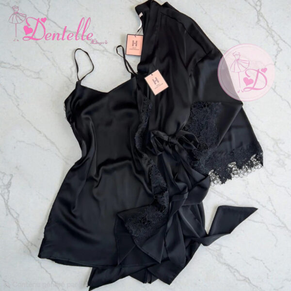 Déshabillé HW1011 Noir
