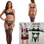 Ensemble porte jarretelle 68015 Noir – Image 5