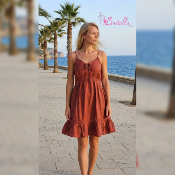 Robe 8815 Rouge brique