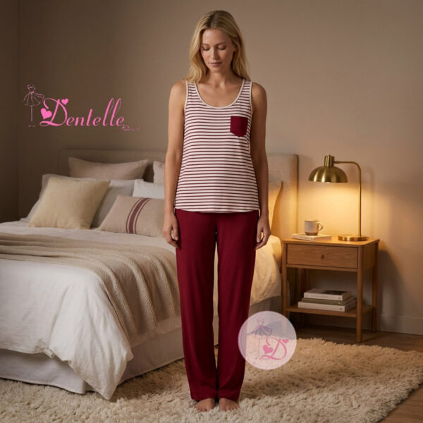 Pyjama Y6098 Grenat
