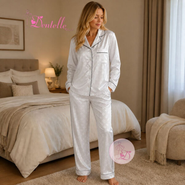 Pyjama HW10026 Blanc