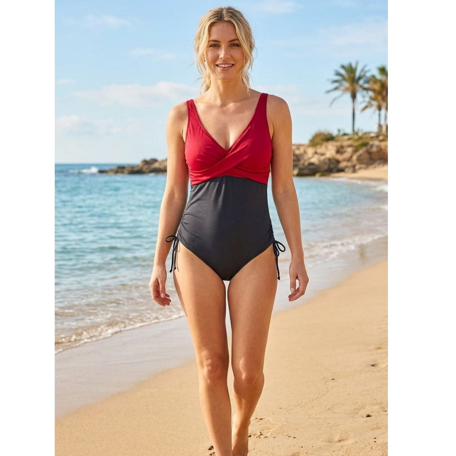 1 Maillot de bain 35059 Rouge