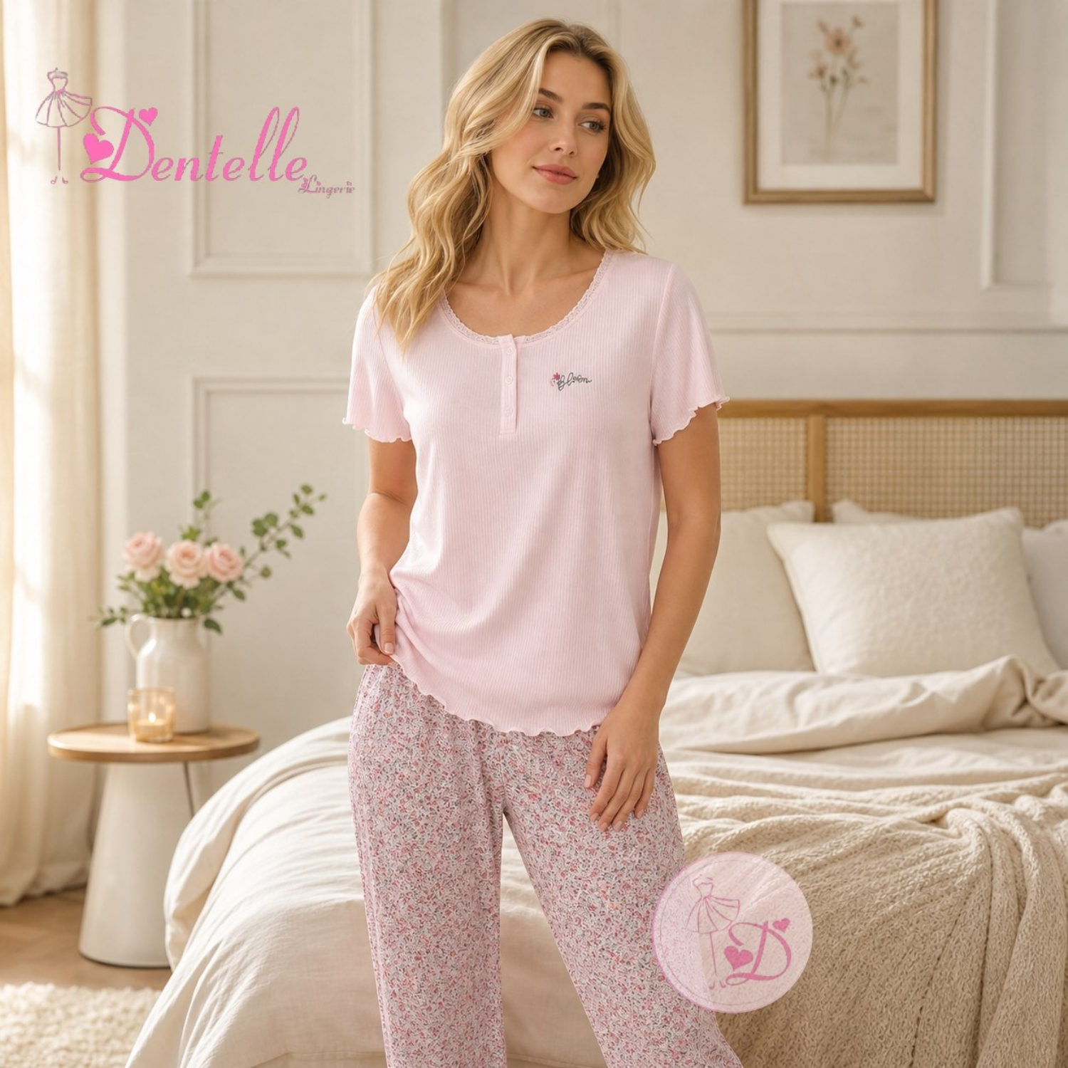 1 Pyjama PG267183 Rose