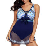 Maillot robe 35021 Bleu