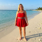 Maillot robe 35025 Rouge