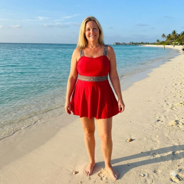 Maillot robe 35025 Rouge
